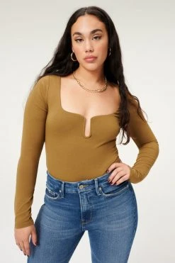 GA-SALE U RING BODYSUIT | SEPIA001 Bodysuits