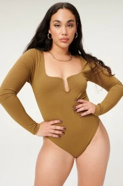 GA-SALE U RING BODYSUIT | SEPIA001 Bodysuits