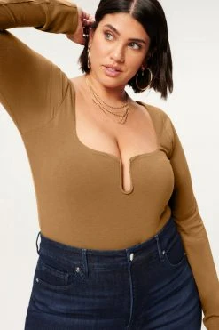 GA-SALE U RING BODYSUIT | SEPIA001 Bodysuits