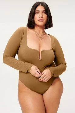 GA-SALE U RING BODYSUIT | SEPIA001 Bodysuits