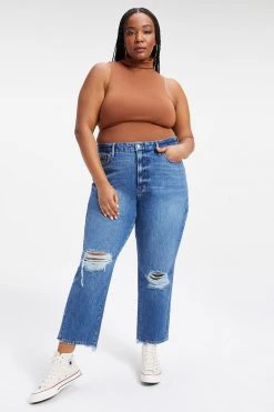 GOOD AMERICAN SCUBA MOCK NECK TANK BODYSUIT | RUST001 Bodysuits