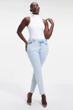 Promo 🤩 GOOD AMERICAN Bodysuits SCUBA MOCK NECK TANK BODYSUIT | WHITE001 🤩 23 GOOD AMERICAN Bodysuits SCUBA MOCK NECK TANK BODYSUIT | WHITE001