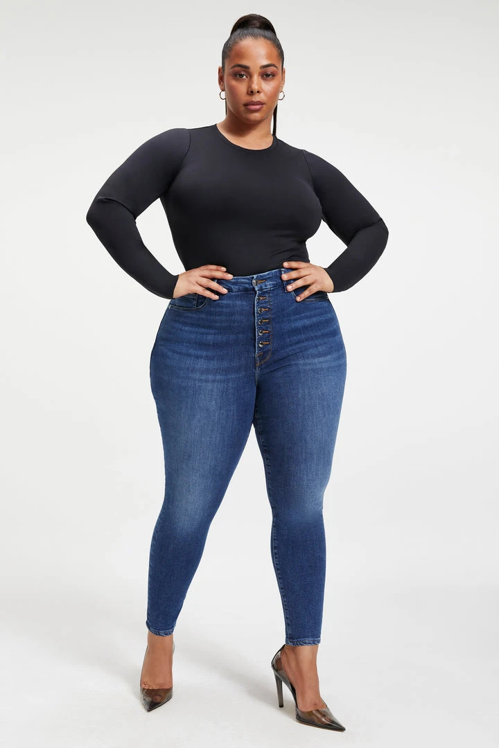 Cheap ❤️ GOOD AMERICAN SCUBA CREWNECK BODYSUIT | BLACK001 Bodysuits 🎁 12 GOOD AMERICAN SCUBA CREWNECK BODYSUIT | BLACK001 Bodysuits