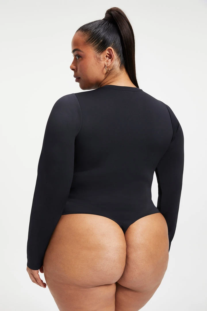 Cheap ❤️ GOOD AMERICAN SCUBA CREWNECK BODYSUIT | BLACK001 Bodysuits 🎁 11 GOOD AMERICAN SCUBA CREWNECK BODYSUIT | BLACK001 Bodysuits