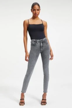 GOOD AMERICAN Bodysuits SCUBA SPAGHETTI BODYSUIT | BLACK001