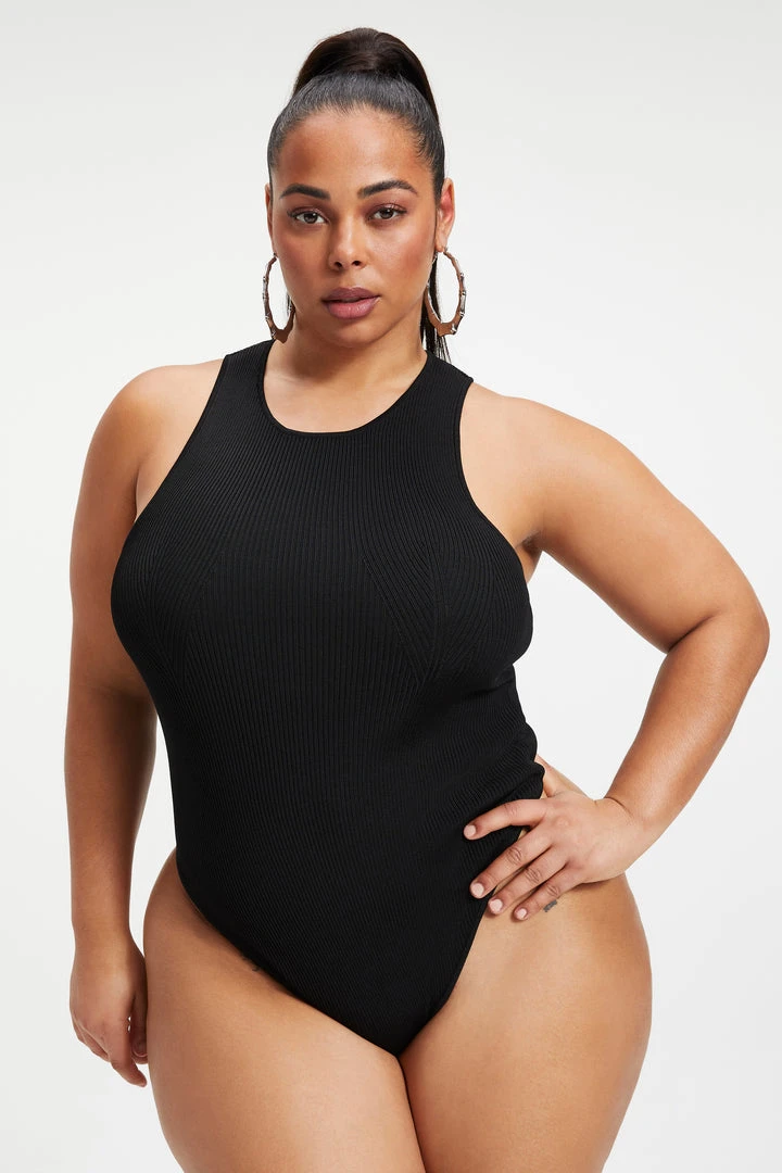 Outlet ⭐ GA-SALE Bodysuits HIGH RIBBED BODYSUIT | BLACK001 💯 8 GA-SALE Bodysuits HIGH RIBBED BODYSUIT | BLACK001