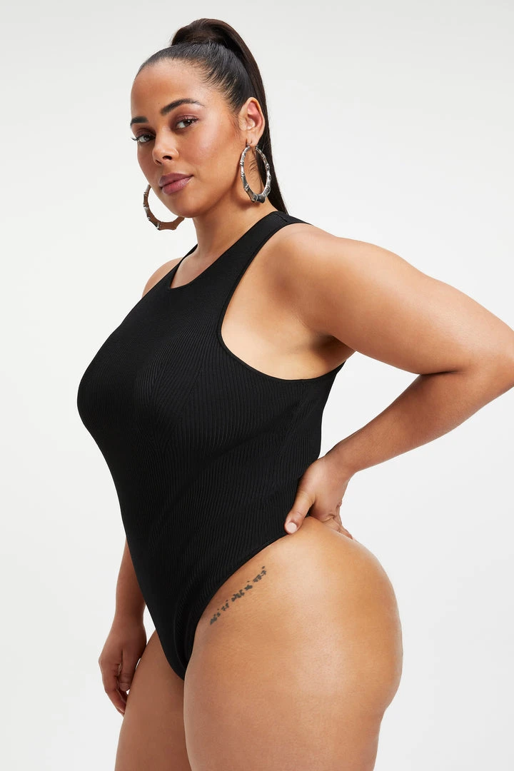 Outlet ⭐ GA-SALE Bodysuits HIGH RIBBED BODYSUIT | BLACK001 💯 9 GA-SALE Bodysuits HIGH RIBBED BODYSUIT | BLACK001