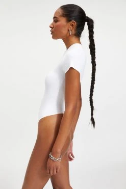 Brand new ✨ GOOD AMERICAN SCUBA TEE BODY | WHITE001 👍 14 GOOD AMERICAN SCUBA TEE BODY | WHITE001