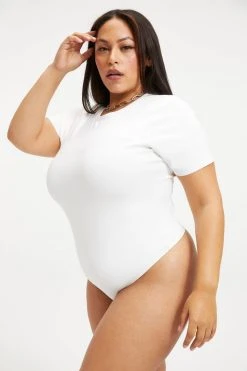 Brand new ✨ GOOD AMERICAN SCUBA TEE BODY | WHITE001 👍 18 GOOD AMERICAN SCUBA TEE BODY | WHITE001