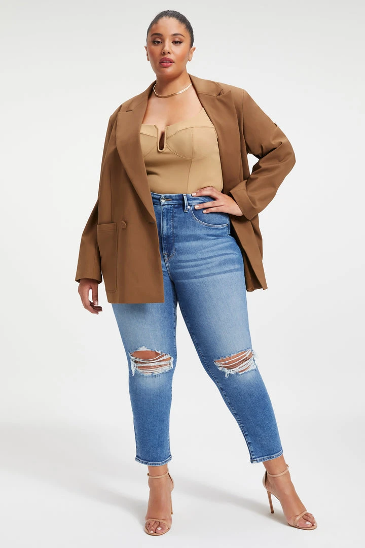 Cheap ⭐ GOOD AMERICAN SCUBA U CORSET BODYSUIT | PECAN001 Bodysuits ✔️ 6 GOOD AMERICAN SCUBA U CORSET BODYSUIT | PECAN001 Bodysuits