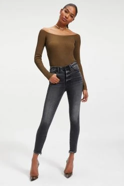 GA-SALE Bodysuits KNIT SCOOP BODYSUIT | FOG001