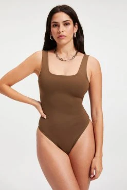 GOOD AMERICAN SCUBA MODERN TANK BODYSUIT | FOG001 Bodysuits