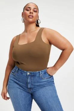 GOOD AMERICAN SCUBA MODERN TANK BODYSUIT | FOG001 Bodysuits