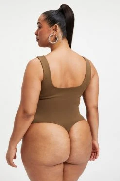 GOOD AMERICAN SCUBA MODERN TANK BODYSUIT | FOG001 Bodysuits