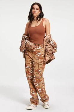 GOOD AMERICAN SCUBA MODERN TANK BODYSUIT | RUST001 Bodysuits