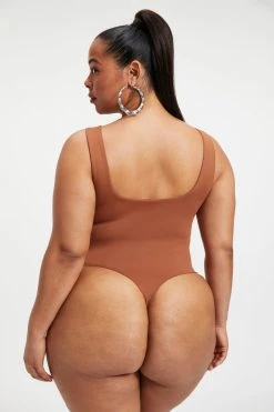 GOOD AMERICAN SCUBA MODERN TANK BODYSUIT | RUST001 Bodysuits