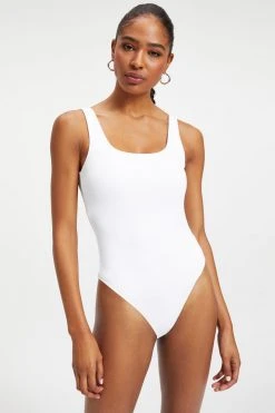 Cheapest ๐ GOOD AMERICAN Bodysuits SCUBA MODERN TANK BODYSUIT | WHITE001 ๐ 16 GOOD AMERICAN Bodysuits SCUBA MODERN TANK BODYSUIT | WHITE001
