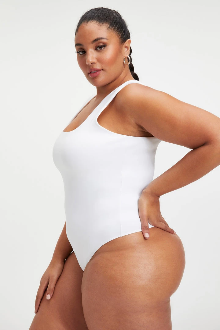 Cheapest ๐ GOOD AMERICAN Bodysuits SCUBA MODERN TANK BODYSUIT | WHITE001 ๐ 2 GOOD AMERICAN Bodysuits SCUBA MODERN TANK BODYSUIT | WHITE001