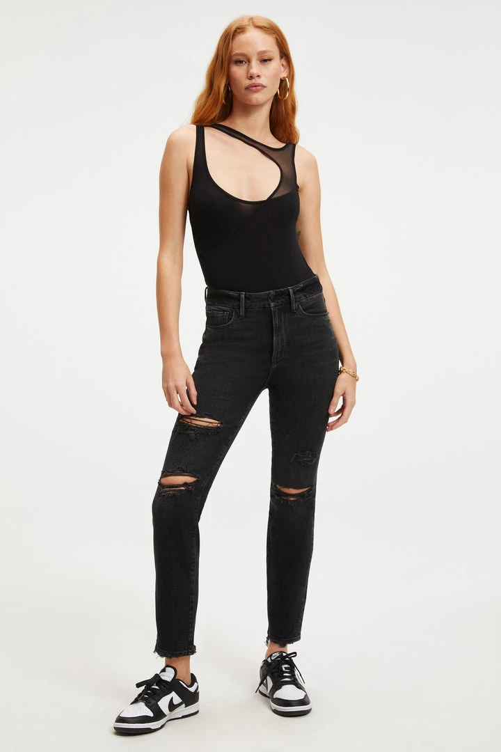 Coupon 👏 GOOD AMERICAN THE CUT LAYERED BODYSUIT | BLACK001 Bodysuits ✔️ 9 GOOD AMERICAN THE CUT LAYERED BODYSUIT | BLACK001 Bodysuits