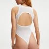 GOOD AMERICAN EXTREME SHEER BODYSUIT | WHITE001 Bodysuits