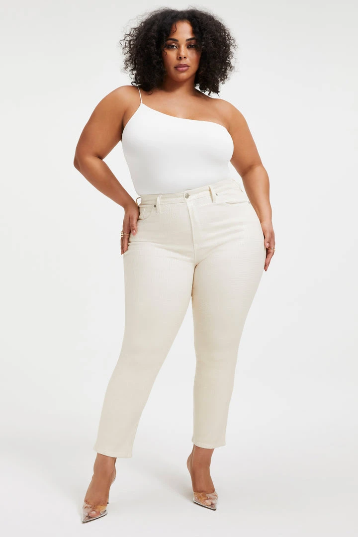 Coupon ⌛ GOOD AMERICAN GOOD TOUCH ONE SHOULDER '90s BODYSUIT | IVORY001 ⭐ 2 GOOD AMERICAN GOOD TOUCH ONE SHOULDER '90s BODYSUIT | IVORY001