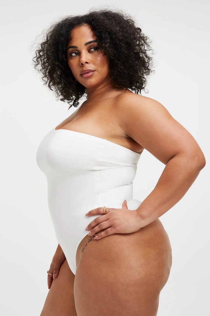 Coupon ⌛ GOOD AMERICAN GOOD TOUCH ONE SHOULDER '90s BODYSUIT | IVORY001 ⭐ 6 GOOD AMERICAN GOOD TOUCH ONE SHOULDER '90s BODYSUIT | IVORY001
