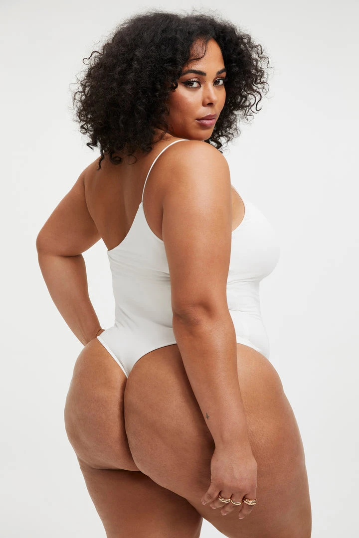 Coupon ⌛ GOOD AMERICAN GOOD TOUCH ONE SHOULDER '90s BODYSUIT | IVORY001 ⭐ 7 GOOD AMERICAN GOOD TOUCH ONE SHOULDER '90s BODYSUIT | IVORY001