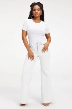 Coupon ๐ GOOD AMERICAN OPEN BACK TEE BODYSUIT | WHITE001 ๐ 24 GOOD AMERICAN OPEN BACK TEE BODYSUIT | WHITE001