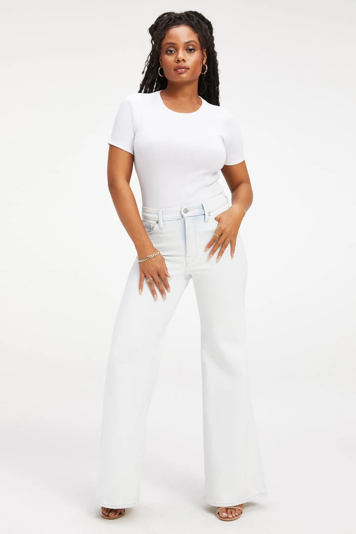 Coupon ๐ GOOD AMERICAN OPEN BACK TEE BODYSUIT | WHITE001 ๐ 5 GOOD AMERICAN OPEN BACK TEE BODYSUIT | WHITE001