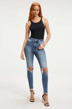 GOOD AMERICAN RACERBACK TANK BODYSUIT | BLACK001 Bodysuits