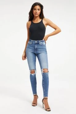 GOOD AMERICAN RACERBACK TANK BODYSUIT | BLACK001 Bodysuits