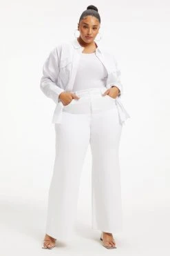 GOOD AMERICAN RACERBACK TANK BODYSUIT | WHITE001 Bodysuits