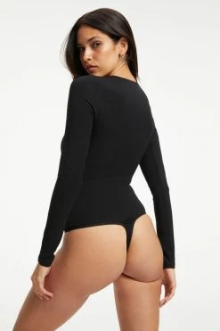 Coupon ๐ GOOD AMERICAN GOOD TOUCH SHOULDER LACE BODYSUIT | BLACK001 Bodysuits โค๏ธ 17 GOOD AMERICAN GOOD TOUCH SHOULDER LACE BODYSUIT | BLACK001 Bodysuits