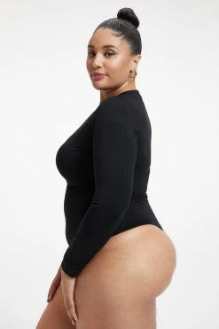 Coupon ๐ GOOD AMERICAN GOOD TOUCH SHOULDER LACE BODYSUIT | BLACK001 Bodysuits โค๏ธ 22 GOOD AMERICAN GOOD TOUCH SHOULDER LACE BODYSUIT | BLACK001 Bodysuits