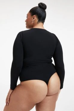 Coupon ๐ GOOD AMERICAN GOOD TOUCH SHOULDER LACE BODYSUIT | BLACK001 Bodysuits โค๏ธ 23 GOOD AMERICAN GOOD TOUCH SHOULDER LACE BODYSUIT | BLACK001 Bodysuits