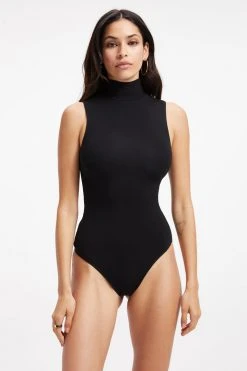 Top 10 💯 GOOD AMERICAN Bodysuits GOOD TOUCH SLEEVELESS TURTLENECK BODY | BLACK001 ✔️ 14 GOOD AMERICAN Bodysuits GOOD TOUCH SLEEVELESS TURTLENECK BODY | BLACK001