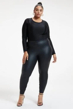 Budget 🔥 GOOD AMERICAN COMPRESSION LONG SLEEVE BODYSUIT | BLACK001 ⭐ 20 GOOD AMERICAN COMPRESSION LONG SLEEVE BODYSUIT | BLACK001