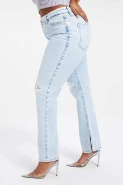 GOOD AMERICAN GOOD BOY | INDIGO042 High Waisted