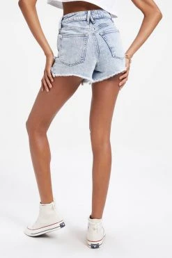 GOOD AMERICAN THE BOMBSHELL SHORT | INDIGO053 High Waisted
