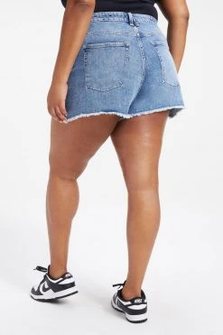 GA-SALE High Waisted THE BOMBSHELL SHORT | INDIGO095