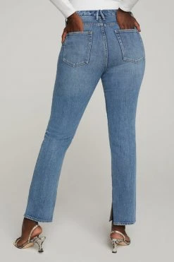 GA-SALE High Waisted GOOD BOY EXPOSED BUTTON | BLUE657