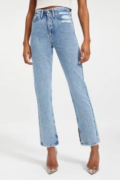 GOOD AMERICAN GOOD BOY 32" INSEAM | INDIGO041 High Waisted