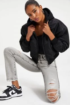 GOOD AMERICAN GOOD BOY | BLACK266 High Waisted