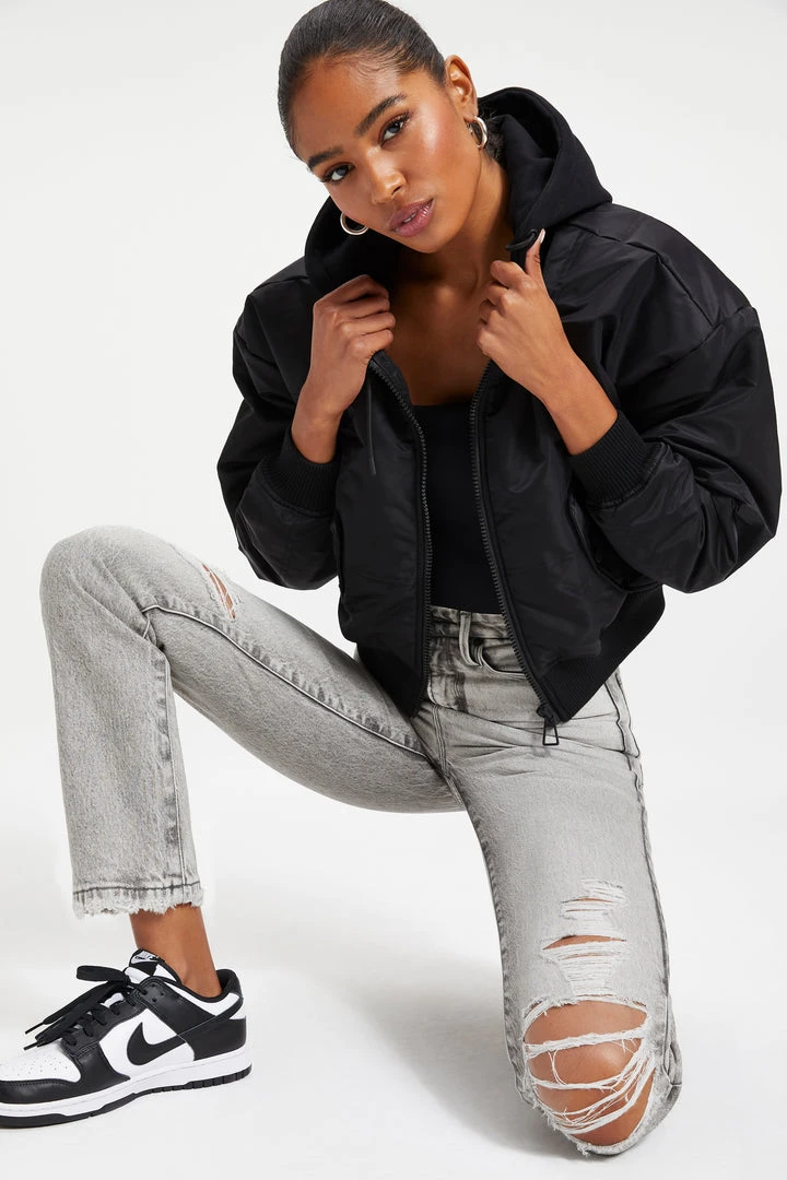 Best Sale 😍 GOOD AMERICAN GOOD BOY | BLACK266 High Waisted ✨ 1 GOOD AMERICAN GOOD BOY | BLACK266 High Waisted