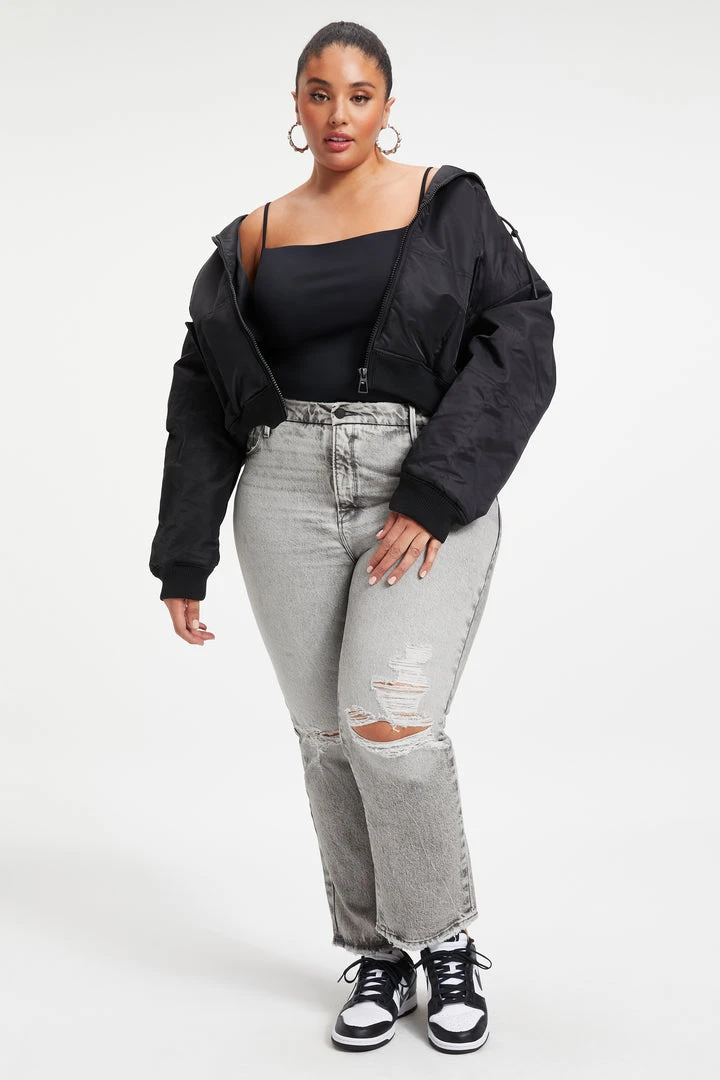 Best Sale 😍 GOOD AMERICAN GOOD BOY | BLACK266 High Waisted ✨ 12 GOOD AMERICAN GOOD BOY | BLACK266 High Waisted