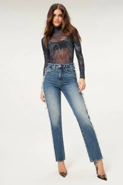 GA-SALE GOOD BOY SIDE FRAY | BLUE818