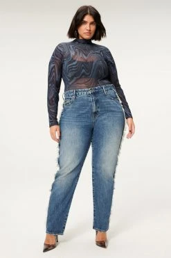 GA-SALE GOOD BOY SIDE FRAY | BLUE818