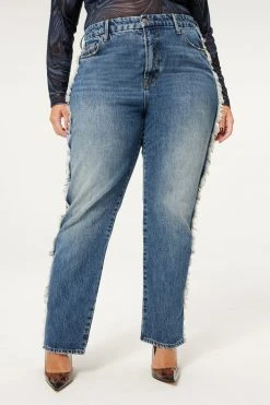 GA-SALE GOOD BOY SIDE FRAY | BLUE818