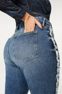 GA-SALE GOOD BOY SIDE FRAY | BLUE818