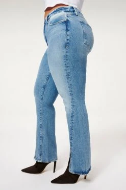 Brand new 👍 GA-SALE High Waisted GOOD BOY TWIST SLIT 32” | BLUE875 ✔️ 18 GA-SALE High Waisted GOOD BOY TWIST SLIT 32” | BLUE875